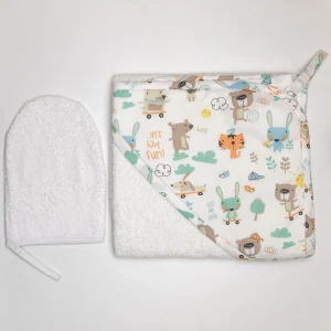 Μπουρνούζι- Dogfun Λευκό