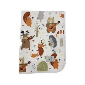 Κάλυμμα αλλαγής πάνας- Ζωάκια μουσικοί